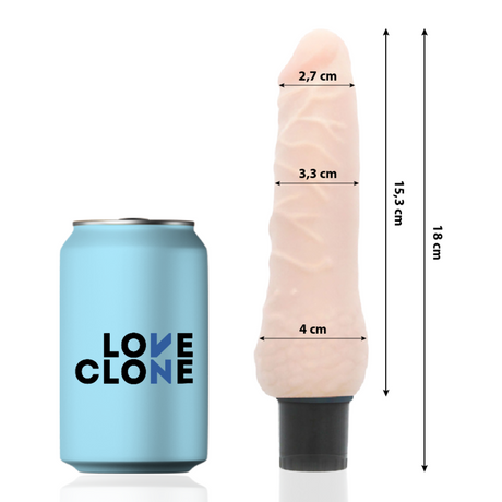 Loveclone - Sven Selbstschmierender Vibrator 18.5 cm-x-3.3 cm