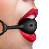 Fetish Submissive Bondage - Atmungsaktiver Ballknopf aus Silikon