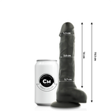 Cock Miller - Dildo Realistisches Silikon Dichte Artikulierbar Schwarz 19,5 cm