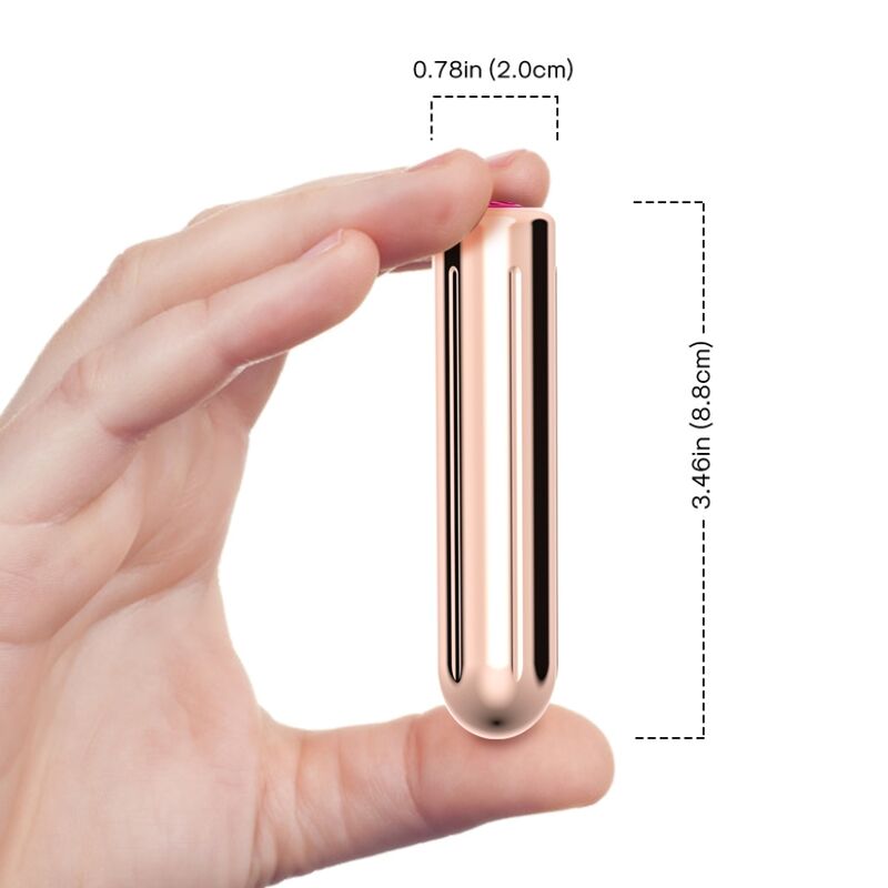 Armony - Gespannungskopf-Vibrator-Kugel Golden 2 cm x 8.8 cm