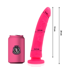 Delta Club - Toys Rosa Dildo Medizinisches Silikon 20 cm-x-4 cm