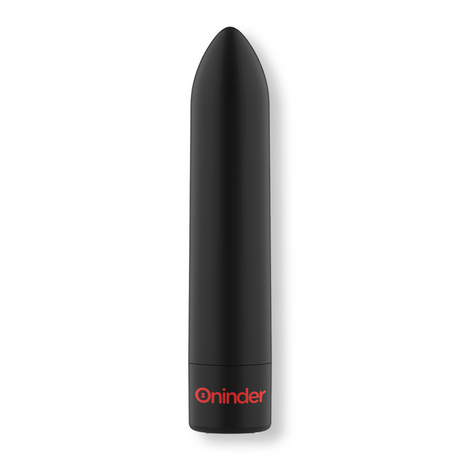Oninder - Berlin Bullet Vibrator Schwarz 9 Modi 8,5 x 2 cm - Kostenlose App