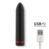 Oninder - Berlin Bullet Vibrator Schwarz 9 Modi 8,5 x 2 cm - Kostenlose App
