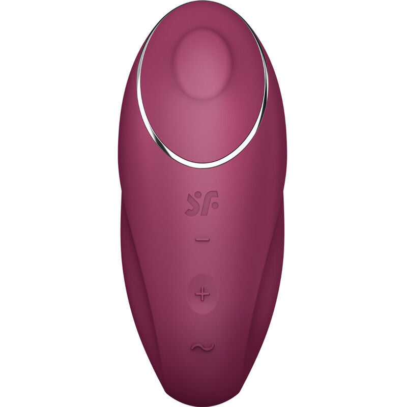 Satisfyer - Tap & Climax 1 Auflegvibrator Rot