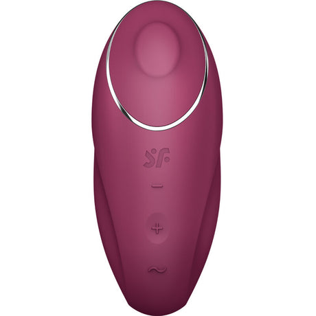 Satisfyer - Tap & Climax 1 Auflegvibrator Rot