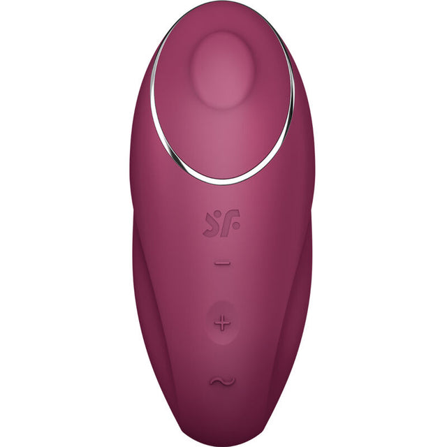 Satisfyer - Tap & Climax 1 Auflegvibrator Rot