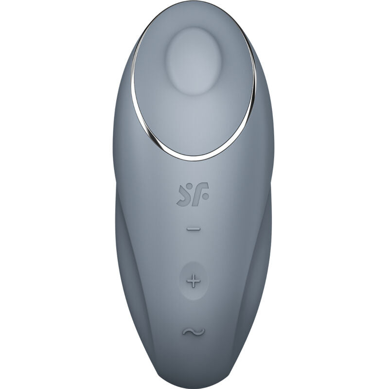 Satisfyer - Tap & Climax 1 Auflegvibrator Grau