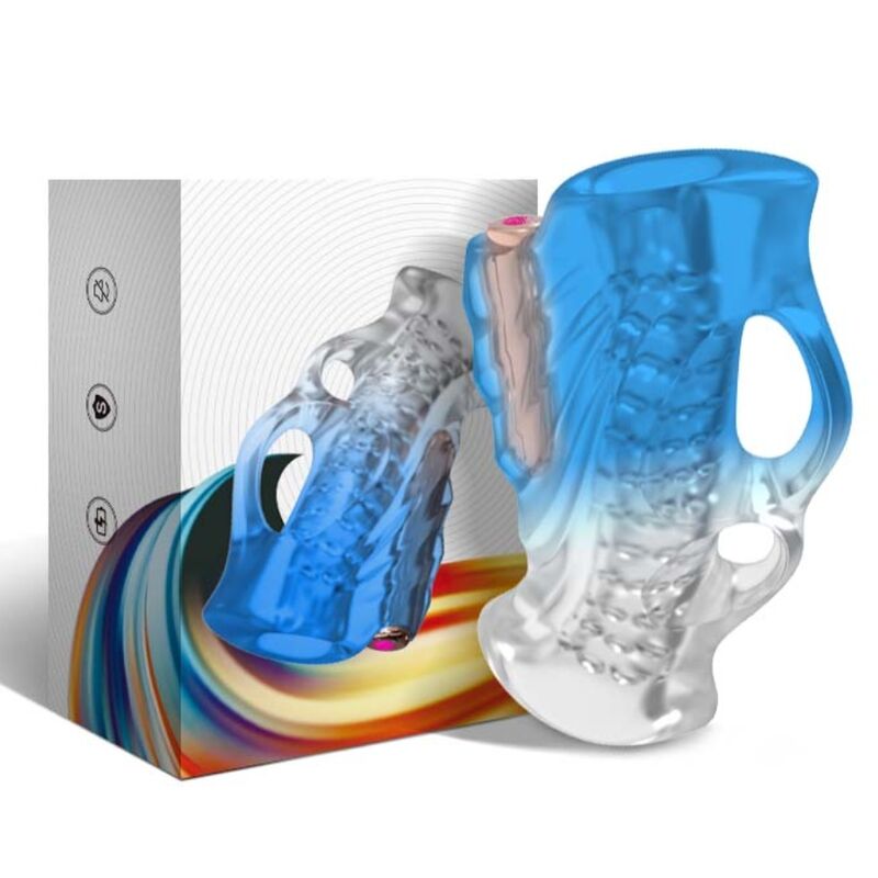 Armony - Masturbator Finger & Vibrator Blauer Gradient
