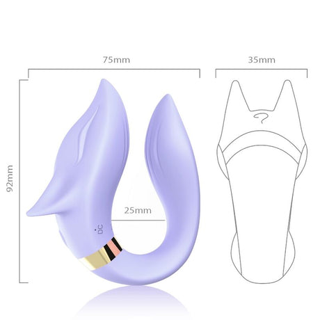 Armony - Fox Vibrator für Paare, Fernbedienung, Lila