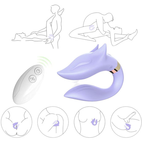 Armony - Fox Vibrator für Paare, Fernbedienung, Lila