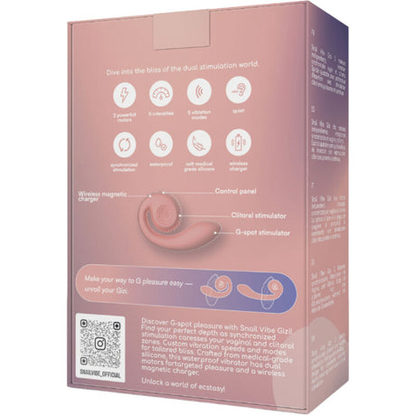 Rabbit-Vibrator Gizi Dual Stimulator Rosa 12 x 3,5 cm.4
