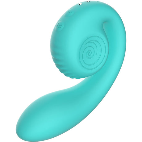 Rabbit-Vibrator Gizi Dual Stimulator Türkis 12 x 3,5 cm.1