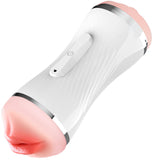 Armony - Doppelter Vagina- und Mundvibrator Masturbator Weiss