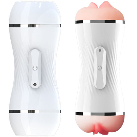 Armony - Doppelter Vagina- und Mundvibrator Masturbator Weiss