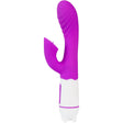 Vibrator Happy mit Zungenstimulator Violett 18,9 cm