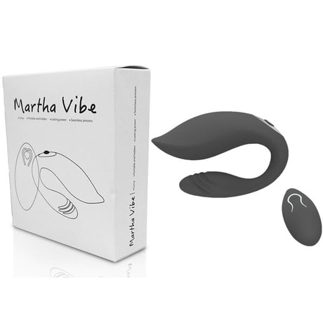 Armony - Martha Vibrator für Paare mit Fernbedienung Schwarz