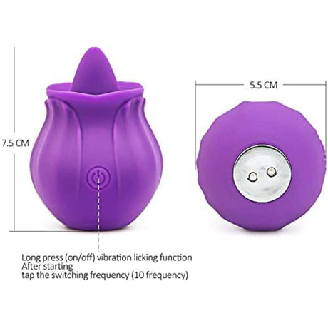 Armony - Fig-Vibrator mit Zunge