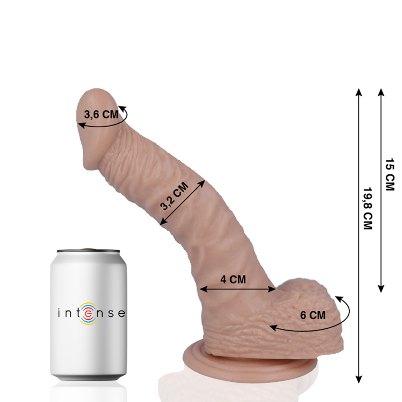 Mr Intense - 18 Realistic Penis 19.8 cm-x-3.2 cm