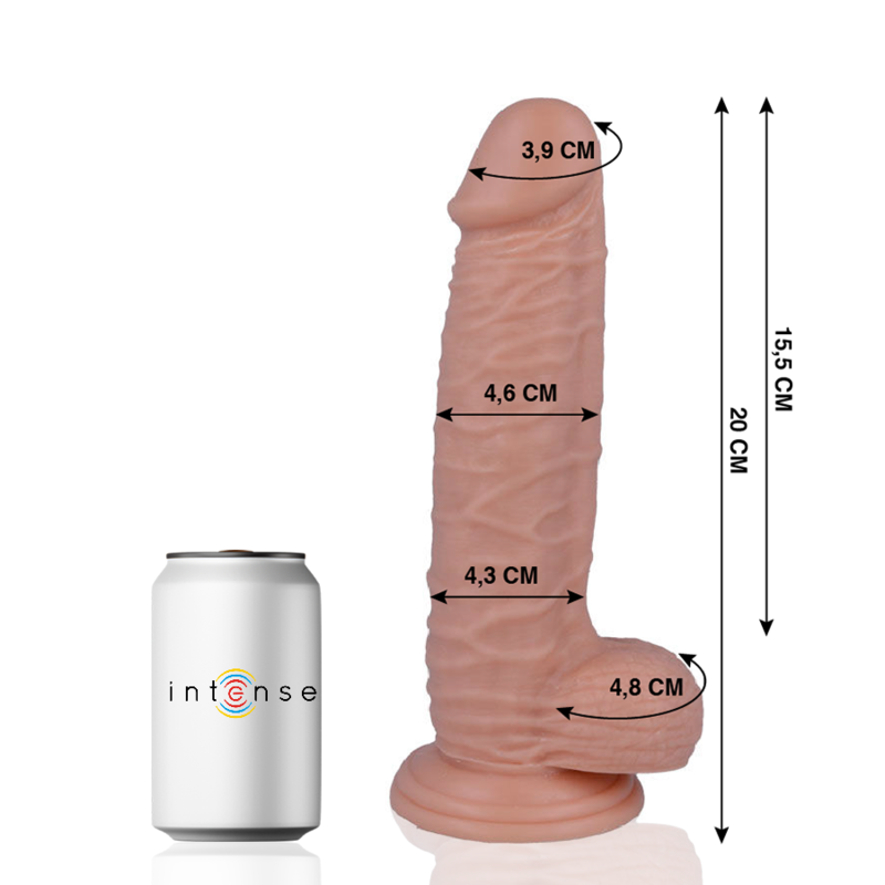 Mr Intense - 20 Realistic Penis 20 cm-x-4.6 cm