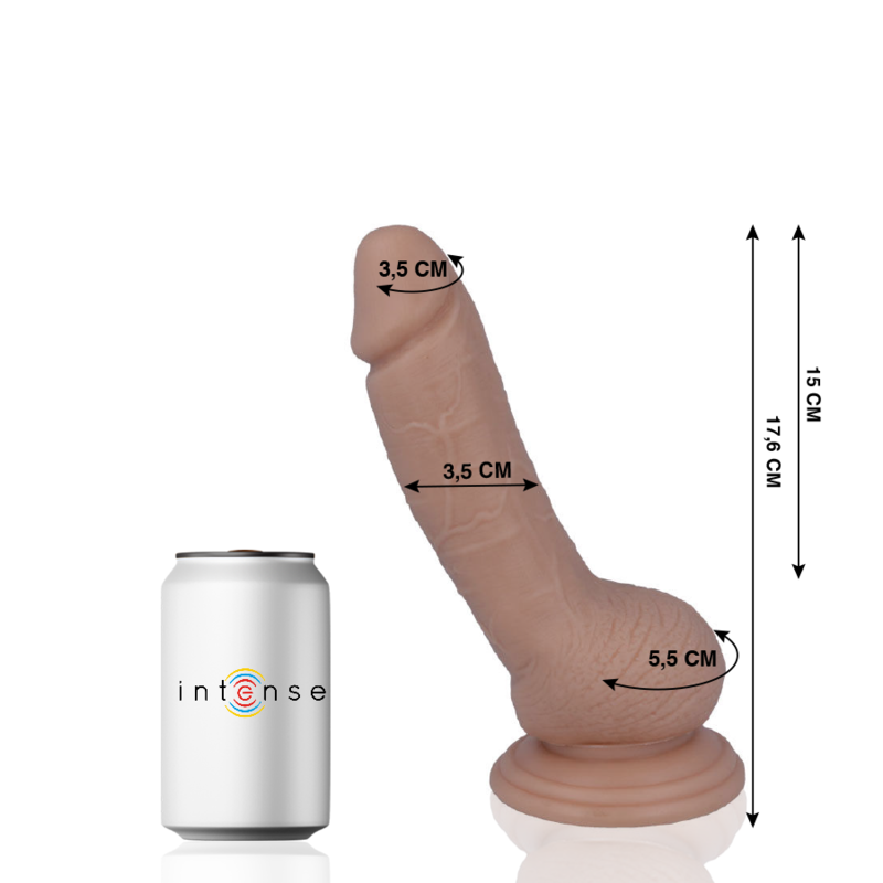 Mr Intense - 8 Realistic Penis 17.6 cm-x-3.5 cm