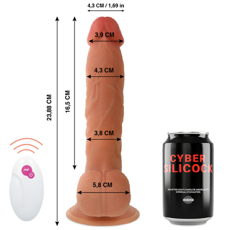 Cyber Silicock - Fernbedienung Realistisch Master Ben 23.88 cm-x-4.3 cm