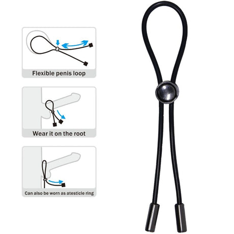 Pretty Love - Cord-Penisring und Hoden