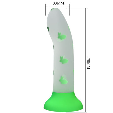 Dildo Magischer Nacht- ohne Vibration Leuchtendes Grün