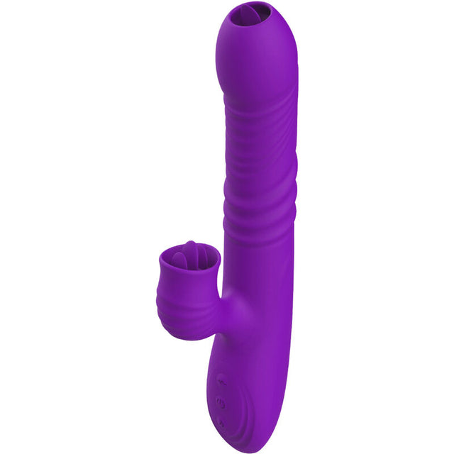 Armony - Vollstndiger g-Punkt-Kaninchenvibrator mit Stimulierendem Zungenvioletten Wrmeeffekt