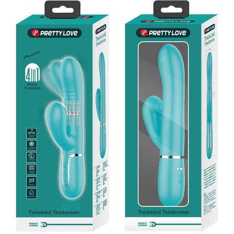 Pretty Love - Multifunktions-g-Spot-Vibrator Aqua Grün