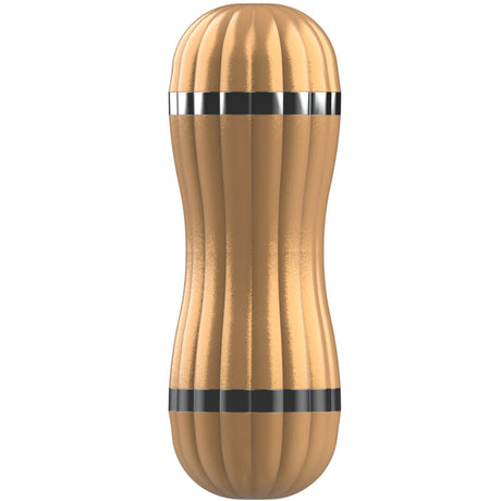Masturbator Bevis Doppel- für Vagina & Mund ohne Vibration Gold.3
