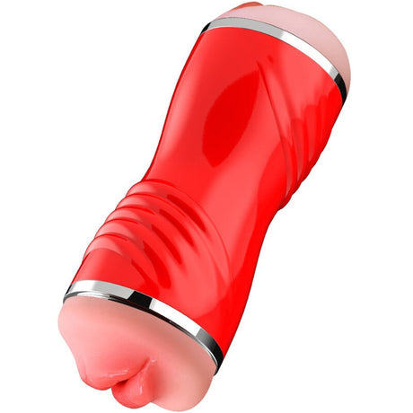 Armony - Doppelter Vagina- und Mund-Roter Masturbator