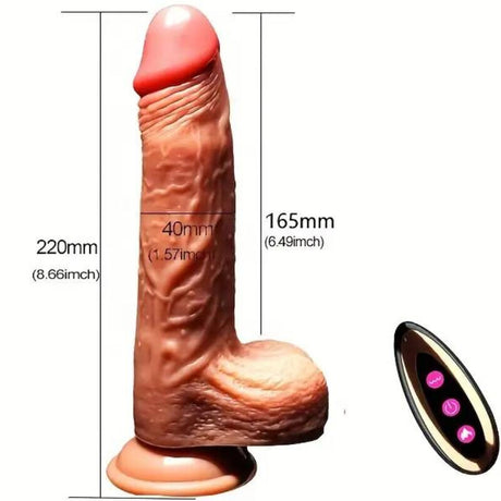 Armony - Realistischer Dildo-Vibrator mit Fernbedienung 22.5 cm