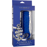 Calexotics - Admiral Penisabdeckung mit Perlen, Flüssiges Silikon Blau