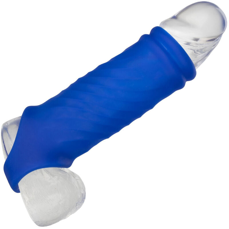 Calexotics - Admiral Wave Penis Cover Flüssiges Silikon Blau