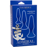 Calexotics - Admiral Kit 3 Analplug Blau