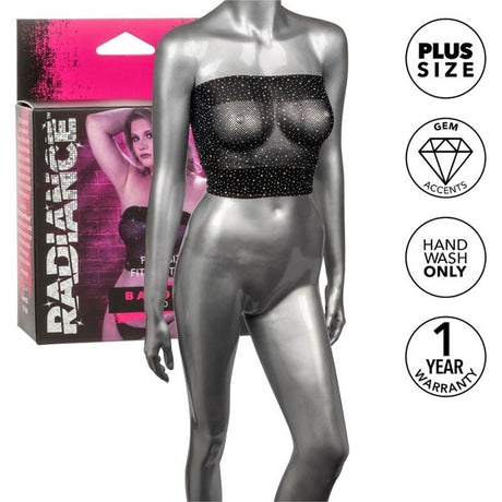 Calexotics - Radiance Bandeau Top Rhine plus Size