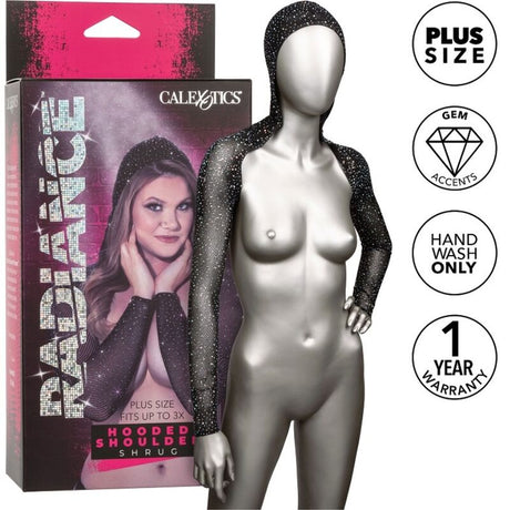 Calexotics - Radiance Kapuzen-Schulterbolzen Rhein plus Grösse