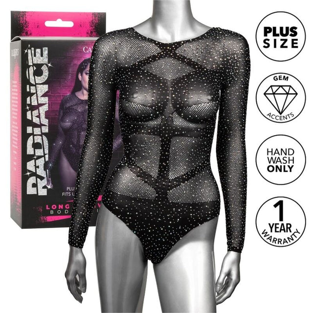 Calexotics - Radiance Langarm-Bodysuit Rhine plus Grösse