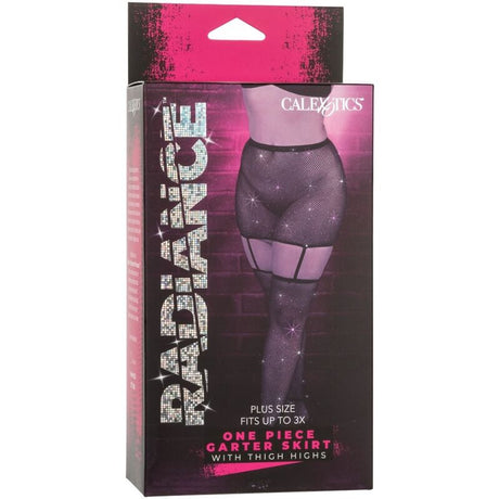 Calexotics - Radiance Garter-Rock, Oberschenkelhöhe, plus Grösse