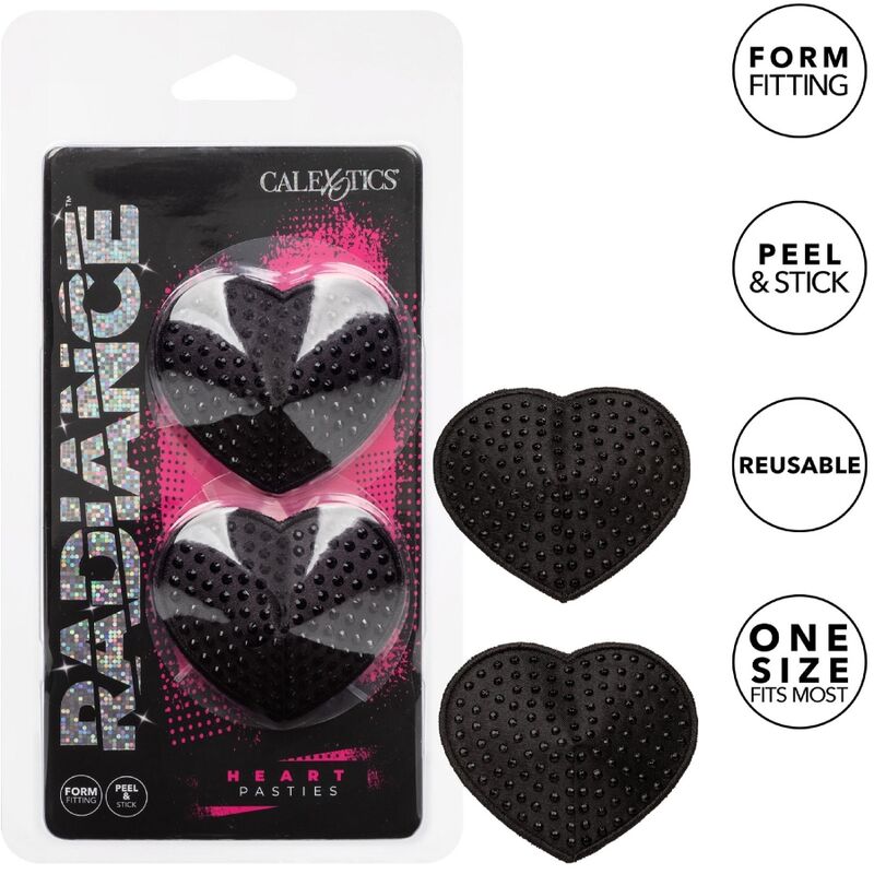 Calexotics - Radiance Herzförmige Juwelen-Nippelschutz
