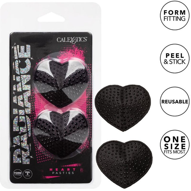 Calexotics - Radiance Herzförmige Juwelen-Nippelschutz