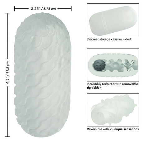 Calexotics - Boundless Reversible Squishy Ball Stroke Gelb