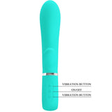 Pretty Love - Thomas Multifunktions-g-Spot-Vibrator Aqua Green