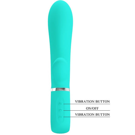 Pretty Love - Thomas Multifunktions-g-Spot-Vibrator Aqua Green