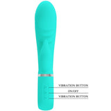 Pretty Love - Prescott Multifunktions-g-Spot-Vibrator Aqua Green