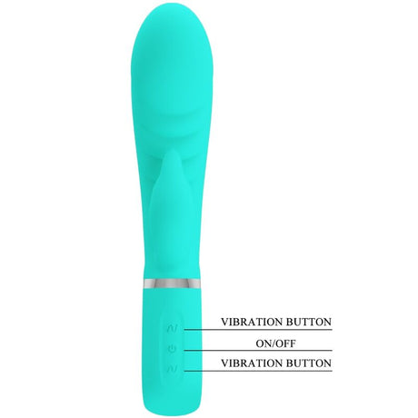 Pretty Love - Prescott Multifunktions-g-Spot-Vibrator Aqua Green