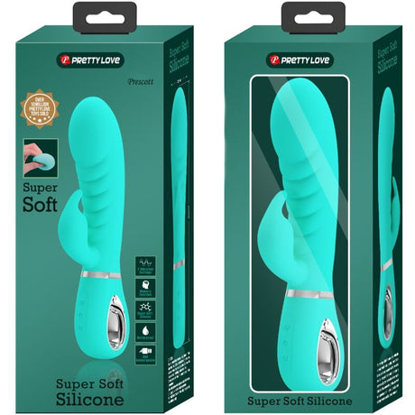 Pretty Love - Prescott Multifunktions-g-Spot-Vibrator Aqua Green