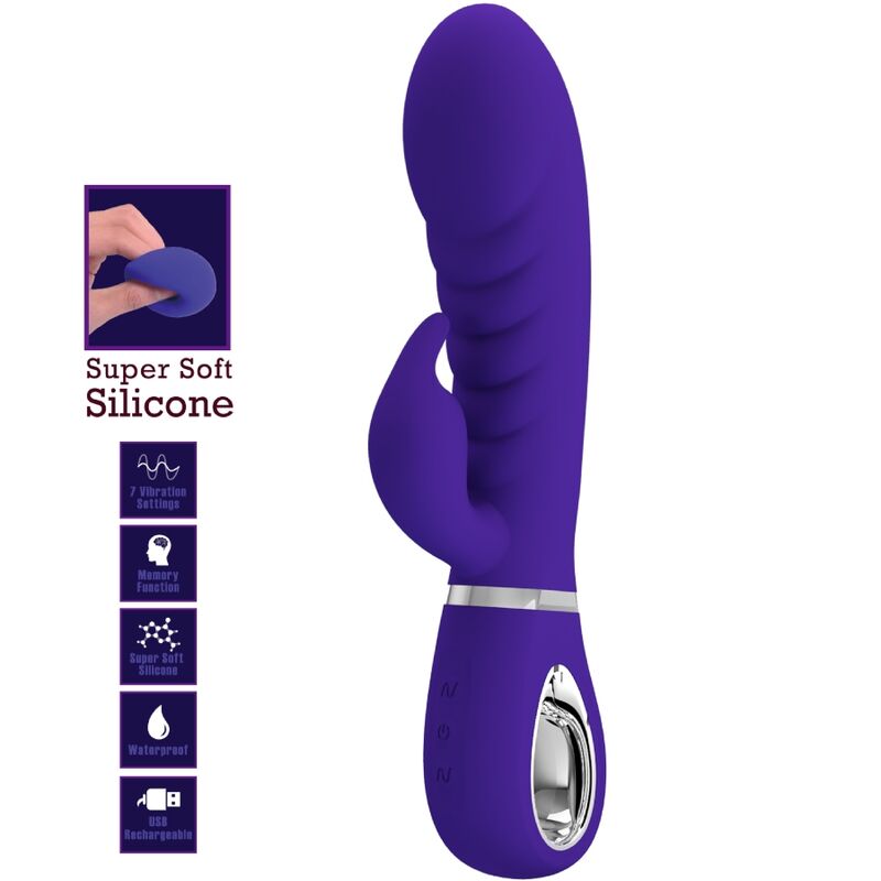 Pretty Love - Prescott Multifunktions-g-Spot-Vibrator Lila