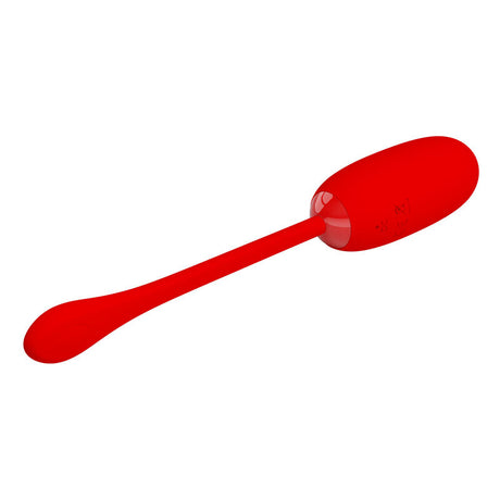Vibrator Julius Wasserdichtes Wiederaufladbares Vibrierendes Ei Rot.4