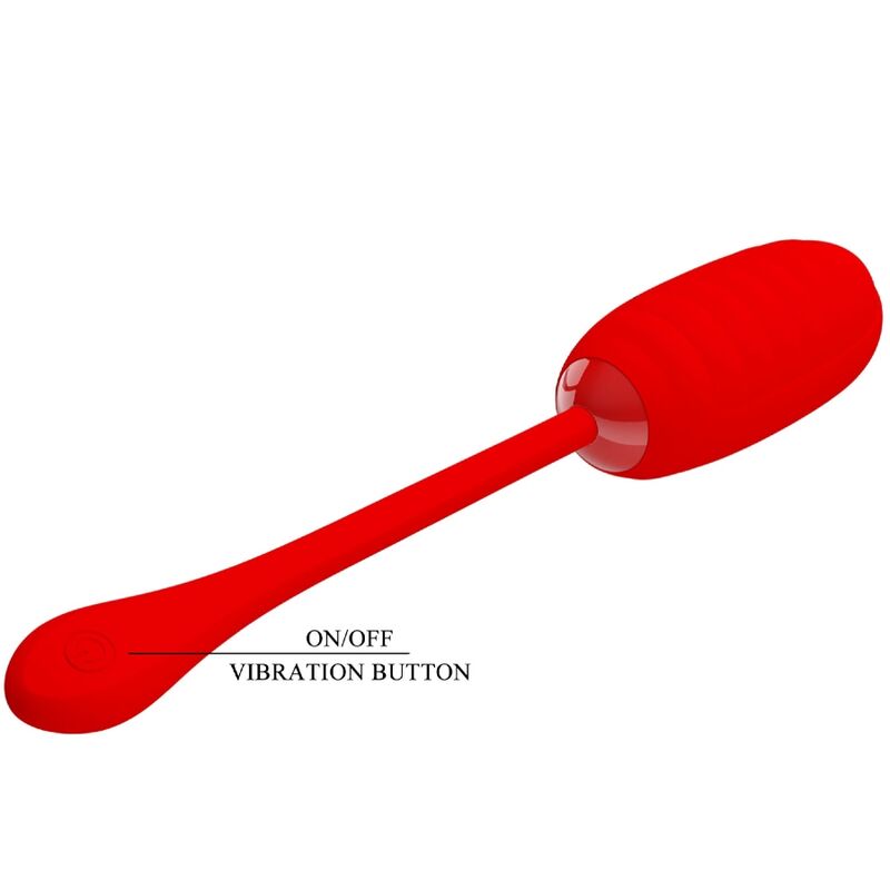 Pretty Love - Kirk Wiederaufladbares Vibrationsei Rot